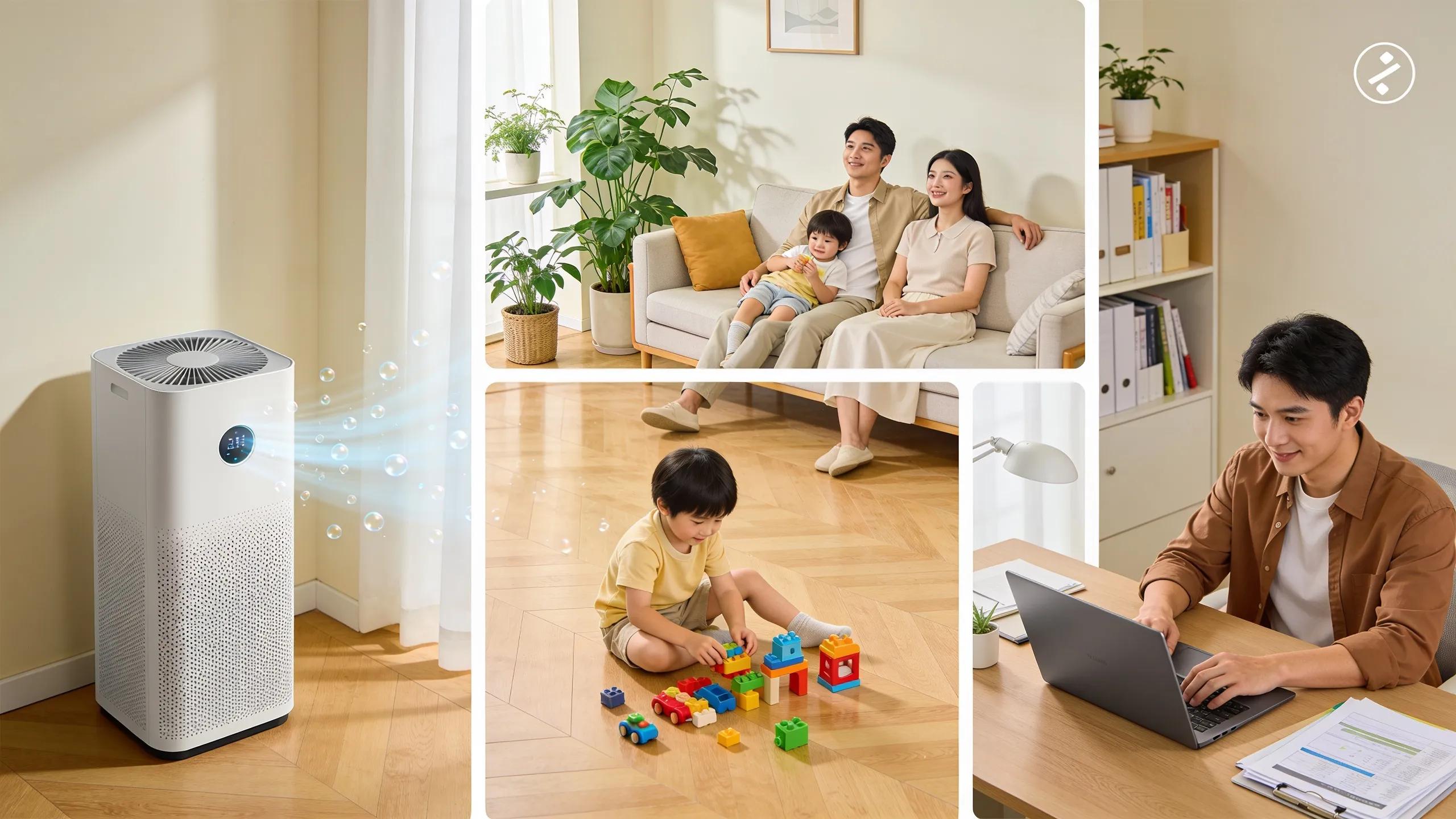 Discover Top HEPA Filters for Allergy Relief and Better IAQ Diverse group of people enjoying clean indoor air in a healthy living environment